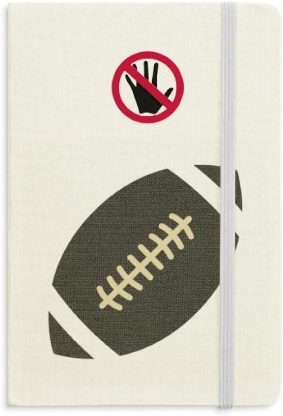 Football Sport Simple Geometry Pattern Secret Notebook Classic Journal Diary A5