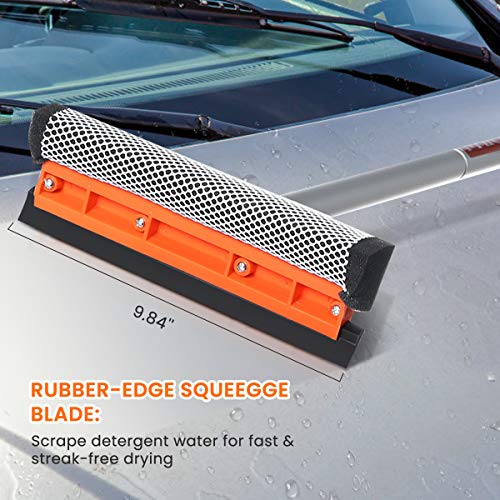 MATCC 62'' Car Wash Brush Mop Kits with Long Handle Car Wash Brush Kits