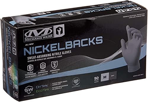Mechanix Wear: 6 Mil Nickelback Nitrile Gloves with Sweat