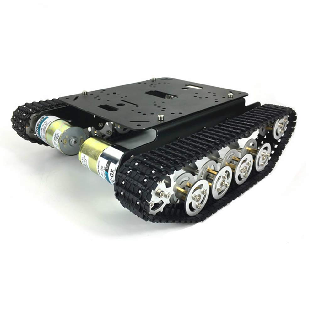 Tank Car Kit For Rduino Buy KKmoon TS100 Tank Chassis TS100 Shock Absorber Metal Robot Tank Car ...