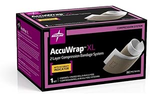 Medline AccuWrap XL 2-Layer Compression Bandage Systems, 30-40 mmHg