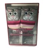Cozy Socks Click and Heat Cat One Size Fits Most US 11.5-2.5