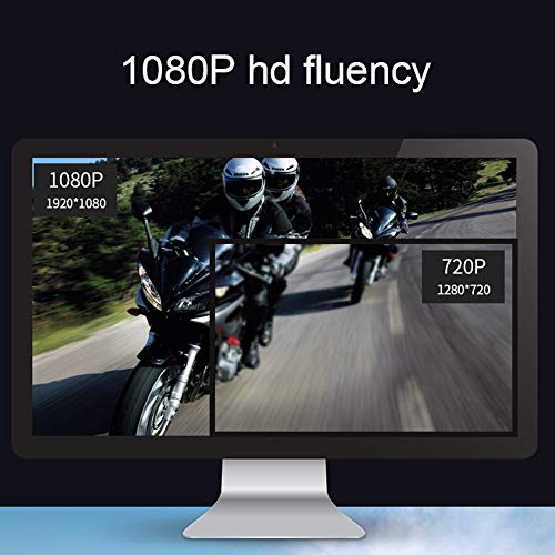 Zqasales Motorcycle Camera Driving Recorder Waterproof Dual Lens 3.0" LCD Screen Video Recorder Night Vision Motorcycle Recorder with GPS for Outdoor Driving,Travel