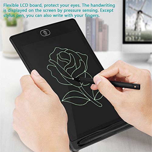 LCD-Writing-Tablet-Drawing-Board-Electronic-Writing-Board-85-Handwriting-TabletFridge-Memo-Note-Pad-for-KidsAdults-at-HomeSchoolOfficeBlack