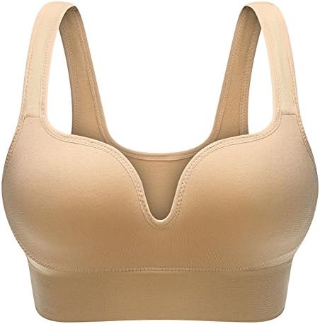 Parasexy Women 3D Push-up Bra Seamless Cut Out Yoga Vest Backless Tops Camisole Grey L