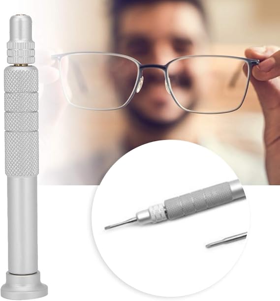 Alloy Glasses Repair Screwdriver, Portable Eyeglasses Screwdriver
