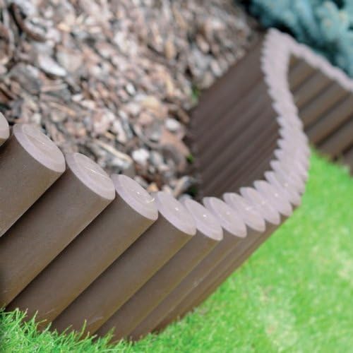 Prosper Plast ipalplus-r222 235 x 25 cm jardín Palisade – marrón ...