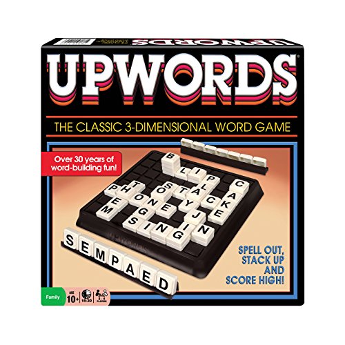 Winning Moves Games Classic Upwords, The Classic 3-Dimensional Word Game (Colors May Vary)