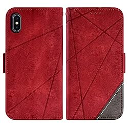 Compatible with iPhone Xs X 10 10s Wallet Case and