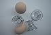 Funnytoday365 Stainless Steel Spring Wire Egg Holder Tray Useful Lovely Storage Stand Cup