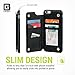 Gear Beast Lychee PU Leather Protective Top View Slim Wallet Case Fits iPhone 7/8 Includes Flip Folio Cover, with Five Card Slots Including Transparent ID Holder