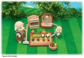 sylvanian families vegetable garden set