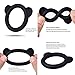 Utimi Four Pecies Suit Cute Little Bear Silicone Cock Rings and Penis Rings with Four Different Sizes