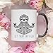 YouNique Designs Let That Shit Go Mug 11 Ounce Sloth Coffee Mug Meditation Gifts
