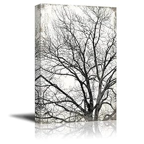 Tree on Rustic Background