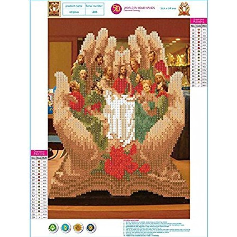 Last Supper DIY 5D Diamond Painting Kit&xFF0CFull Religion Jesus