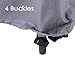 SUPERJARE Patio Furniture Cover for Bench Loveseat Sofa, 2 Seater Outdoor Protective Cover, Waterproof, Dark Gray
