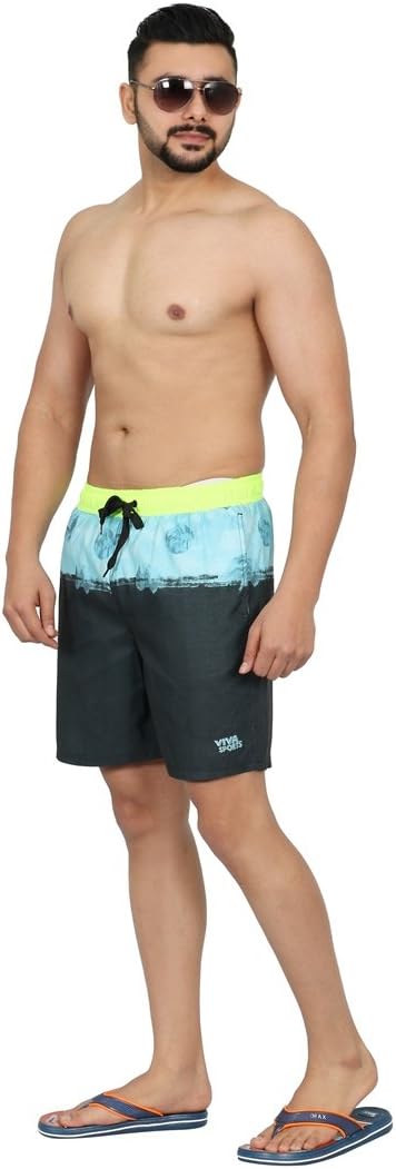 Viva Sports BS-001 Men's Beach Shorts (Charcoal)