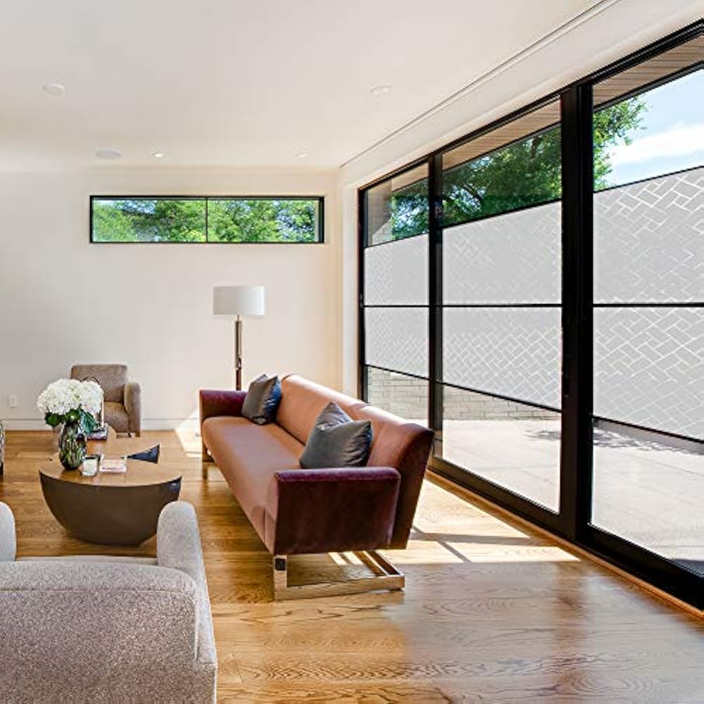 Window Film, Static Cling NonAdhesive Blackout Sun Blocking Removable