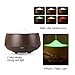 Aroma Diffuser, BRIGHTSHOW 250ml Ultrasonic Wood Grain Oil Cool Mist Humidifier Air Purifier with Colorful LED Lights and 4 Timer Settings for Household Bedroom Living Room Office Study Yoga Spa