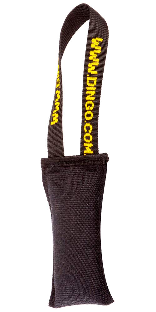 Dingo Agility Bite Tug for Dog, Handmade Toy Floating on the Water Black 15604,15 x 8 cm