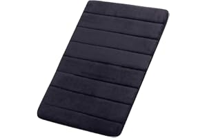 PRA NÃO ESCORREGAR NA QUEDA (DA VIDA) — Tapete Antiderrapante Soft Macio, Absorvente, Lavável e de Secagem Rápida para
Conforto e Segurança (Preto)