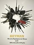 36 Key Set Construction Equipment Master Keys Set-Ignition Key Ring for Heavy Machines