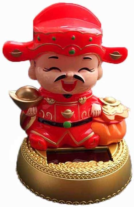 EDTara Perfect Interior Decorations Solar Powered Halloween Swinging Animated Bobble Dancer Toy Car Decor