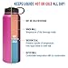 Fifty/Fifty Pink Vacuum-Insulated Stainless Steel Bottle with Wide Mouth - 40 oz. Capacity