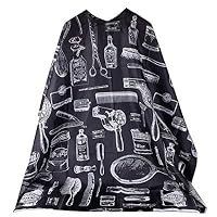Vovotrade Pro Cutting Hair Waterproof Cloth Salon Barber Gown Cape Hairdressing Hairdresser (A)