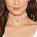 Tpocean 9 PCS Pink Lace Choker Necklace Set Gothic Floral Tattoo Gold Chain Choker Necklace for Women Girls 90s