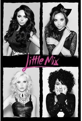 Amazon リトルミックス Little Mix Black White ポスター 公式商品 オフィシャル アートフレーム ポスター オンライン通販