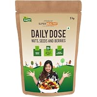 Super Healthy Mixed Nuts Seeds and Berries - Roasted Trail Mix | Premium Trail Snack - Dried Fruits Combo | 20…