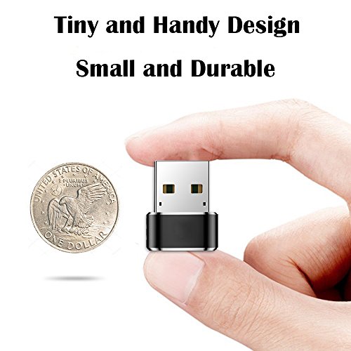 USB C to USB Male Adapter, Acessorz Mini Hi-speed USB C Female (Type-C) to USB A Male (Type-A) Fast Charging Sync Connector Converter OTG Adapter for Laptop / Wall Car Charger with USB A Interface - Thumbnail 4
