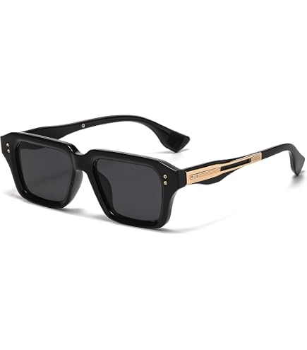 Amazon.com: VISOONE Vintage Square Sunglasses for Women Men  display picture 3