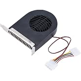 MOPFOL Internal CPU Cooler Fan PCI Slot Blower 4-Pin 12V &ndash; High Airflow Cooling Fan for Computer Case and Video Card, 2500RPM 28CFM Low Noise Design