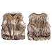 Unisex Baby Soft Faux Fur Vest Warm Sleeveless Jacket