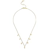 COACH Jewelry Women's Charming Charms Signature Mini Bib Necklace