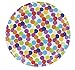 Polka Dot Party Bundle, Includes Plates, Napkins, Cups, and Cutlery (24 Guests,144 Pieces)