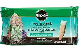 Miracle Gro Tree & Shrub Fertilizer Spikes 15-5-10 Pack of 10