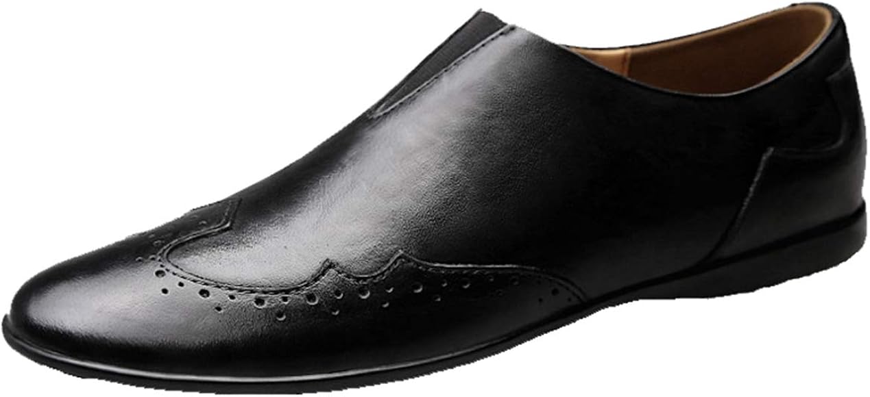 brogue slip on shoes