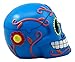Ebros Dulce De Muerte Day of The Dead Blue Sugar Skull Ashtray Tribal Tattoo Skull Jewelry Box Figurine 6