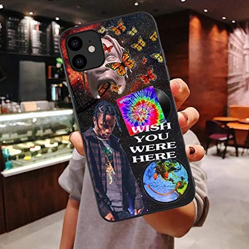 Gentra Travis Scott Astroworld Tour Silicone Case for iPhone 11 Pro Max 2019 xs Wish You were here for iPhone 7 8 Plus X XR Xs Max (no 2, for iPhone 7 8)