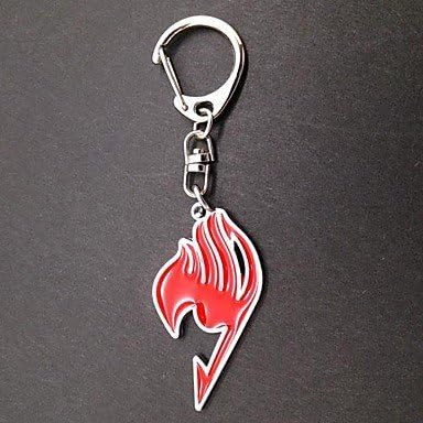 Fairy Tail Blue Key Chain Cosplay Accessory , Black