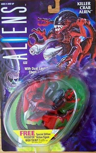 Aliens Kenner Vintage 1992 Action Figure Killer Crab Alien Dual Launcher Chest Bursters