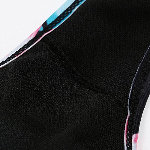 Womens Girls Lady Costume Padded Swimsuit Monokini Swimwear Bikini Set Tankini Shorts Swimsuit Pink