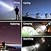 Ustellar Rechargeable 1000 Lumens CREE LED Flashlight, IP65 Waterproof, Zoomable Aluminum Tactical Flashlight, 5 Modes Super Bright Torch for Camping, Hiking, Battery and USB Cable Included