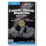 BCW Supplies - Current Size Comic Boards - White - BBCUR - (100 Boards)