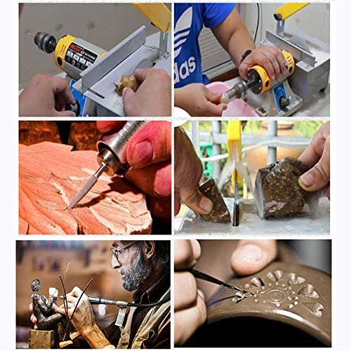 SIRUL Mini-Tischkreissäge, Miniatur-Präzisions-Tischkreissäge, Lapidar Ausrüstung für DIY-Schmuck, Poliermaschine für… – Bild 8