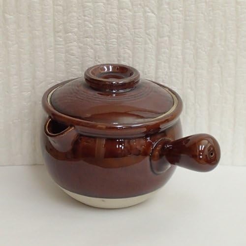 Amazon 雪平片手土鍋 ６号 あめ釉 美濃焼 和食器 業務用食器 土鍋 オンライン通販